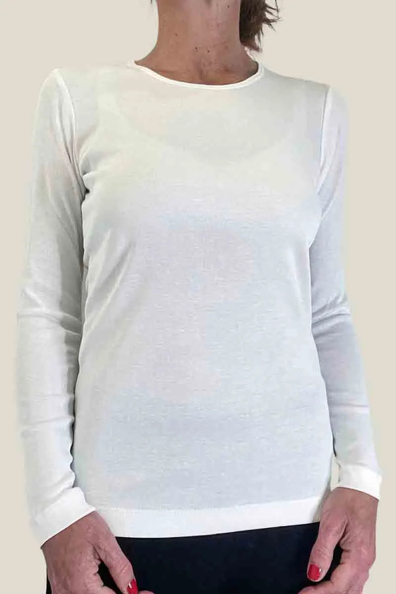 By Basics T shirt Donna basica a manica lunga