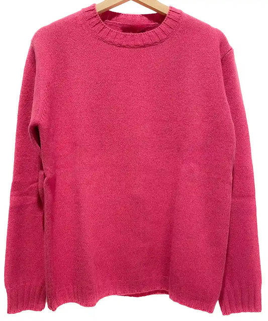 Maglione Girocollo - Fucsia